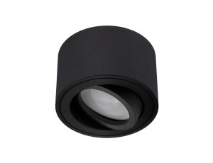 Oprawa Natynkowa HALOGENOWA Ruchoma AMAT-S Okrągła Czarna 50mm LUMILED