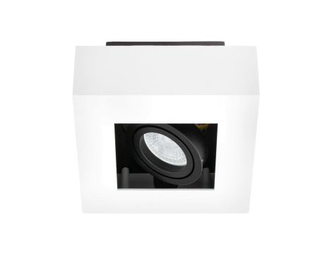 Oprawa Natynkowa HALOGENOWA Ruchoma SPOT GU10 Kwadrat Biała AURI LUMILED