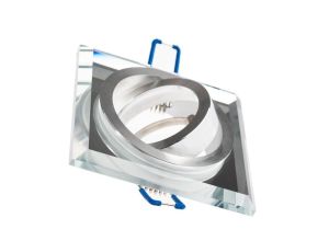 Oprawa Halogenowa SZKLANA Sufitowa ARIAN MR16 GU10 LUMILED Kwadrat Ruchoma