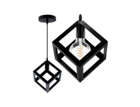 Lampa wisząca TALUS geometryczna kwadrat ZWIS do LED 1x E27 LUMILED