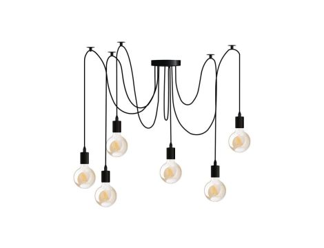 Lampa wisząca sufitowa ARANE PAJĄK 6 ramion do LED 6x E27 LUMILED