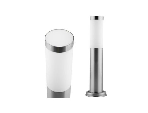Lampa Ogrodowa Zewnętrzna E27 INOX SŁUPEK 45cm Lilium Lumiled