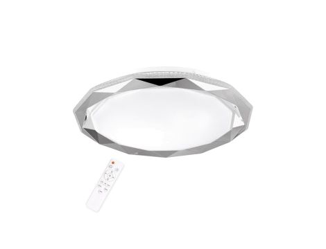 Plafon LED diament lampa oprawa sufitowa 50cm 3000-6500K z pilotem GLOSSY GOLDLUX