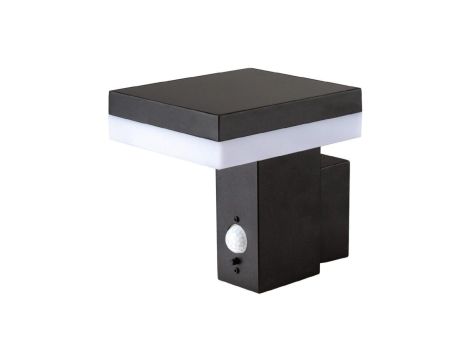 Kinkiet Ogrodowy Solarny LED 5,5W 4000K Lampa Elewacyjna Czarna SOLARIS 2 Kobi