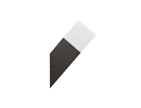 Kinkiet ogrodowy LED E27 NEW YORK Skośny 25cm Grafitowy - GOLDLUX