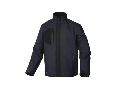 Kurtka z poliestru stretch - wodoodporna i oddychająca AREN, kolor: granatowo-czarny, rozmiar: L / ARENMNGT