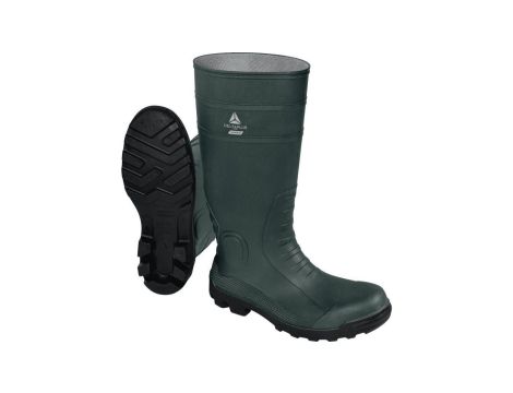 Kalosze wysokie bezpieczne z PVC - COPPER S5 SRA, kolor: zielono-czarny, rozmiar: 40 / COPPES5VE40