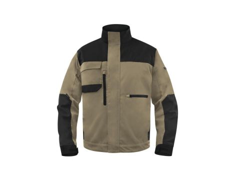Bluza robocza MACH 5 z bawełny/poliestru M5VE3, kolor: beżowo-czarny, rozmiar: M / M5VE3BNTM