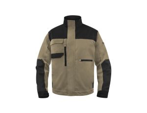 Bluza robocza MACH 5 z bawełny/poliestru M5VE3, kolor: beżowo-czarny, rozmiar: 3XL / M5VE3BN3X