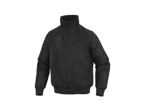 Wiatrówka z poliestru oxford powlekanego poliuretanem z odpinanymi rękawami RENO2, kolor: czarny, rozmiar: 3XL / RENO2NO3X