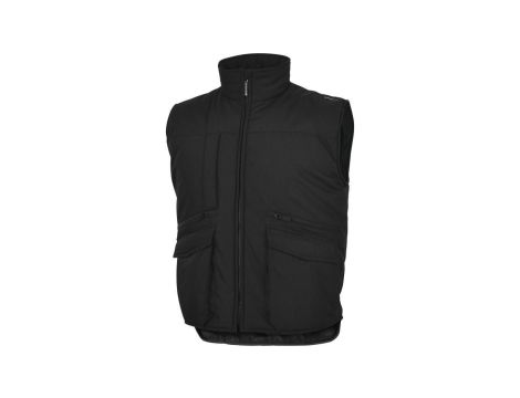 Kamizelka z wieloma kieszeniami z poliestru i bawełny SIERRA2, kolor: czarny, rozmiar: XL / SIER2NOXG