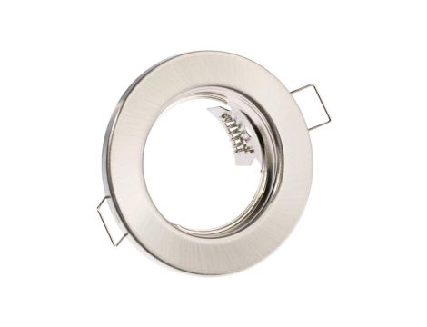 Oprawa Podtynkowa Stała Okrągła ARDALI Satyna Blacha MR16 GU10