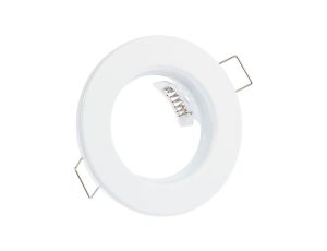 Oprawa Podtynkowa Stała Okrągła ARDALI Biała Blacha MR16 GU10