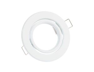 Oprawa Podtynkowa Ruchoma Okrągła AURELI Biała Blacha MR16 GU10