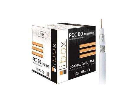 Kabel koncentryczny PCC 80 trishield 300m Libox