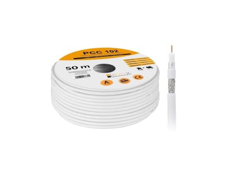 Kabel koncentryczny RG6U 50M LIBOX PCC102-50