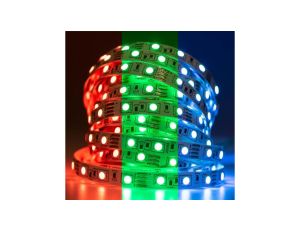 Taśma LED Pasek 12V 72W 300LED 5050 RGB 10mm 5m