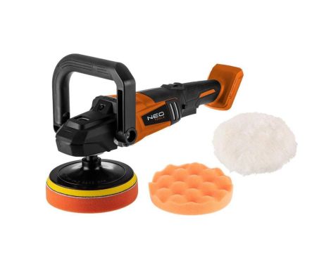 Polerka akumulatorowa bezszczotkowa Energy+ 18V, Li-lon, M14 150 mm, 800-2300 min-1, bez akumulatora 04-602