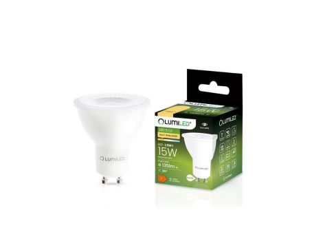 Żarówka LED GU10 1,5W = 15W 135lm 3000K Ciepła 36 LUMILED