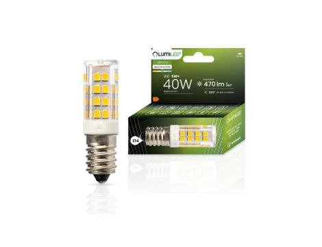 Żarówka LED E14 T25 5W = 40W 470lm 4000K Neutralna 320 LUMILED