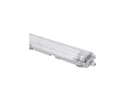 LIMEA LED TUBE SLIM HERMETYK G13 2x120 250V IP65 1310x90x63 mm SZARY
