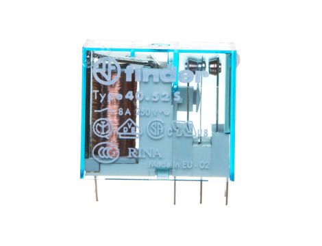Przekaźnik miniaturowy 24V DC 2P 8A cewka czuła 40.52.7.024.0000