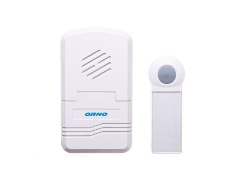 Dzwonek bezprzewodowy DISCO DC, bateryjny z learning system, biały OR-DB-KH-122