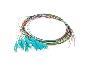 Pigtail światłowodowy 12szt, SC simplex, OM3 50/125, 2m, LSZH, 12 kolorów DK-25221-02/3