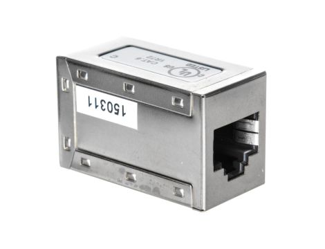Adapter (przelotka) p/panel RJ45/RJ45 kat.6 ekranowany AT-AG 8/8 C6S