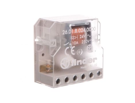 Przekaźnik bistabilny dopuszkowy 1 kanałowy 1Z 10A 250V, 24VAC 26.01.8.024.0000