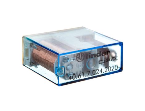 Przekaźnik miniaturowy 1P 16A 24V DC, stopień szczelności RTII 40.61.7.024.2020