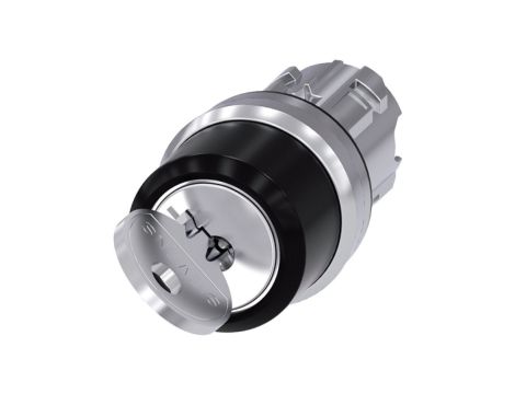 Napęd przełączka 2 położeniowy O-I 2x klucz RONIS SB30 bez samopowrotu metal błyszczący IP69k SA3SU1050-4BF11-0AA0