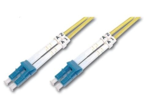 Patch cord światłowodowy LC/LC duplex SM 9/125 OS2 3m LS0H żółty DK-2933-03