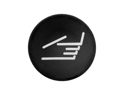 Wkładka przycisku 22mm płaska czarna z opisem M22-XD-S-X9 218175