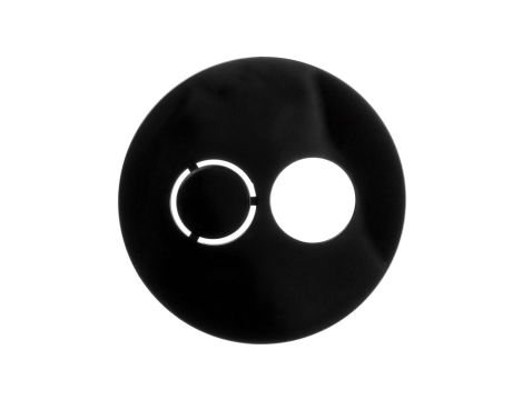 R.1/R.3 Element centralny do gniazda głośnikowego czarny, połysk 11962045