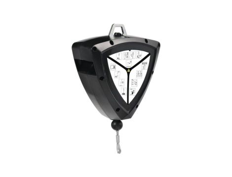 Urządzenie samohamowne do asekuracji ładunków lina stalowa galwanizowana masa do 250 kg dł.10 m kol.czarny roz.10M ANTI AN517