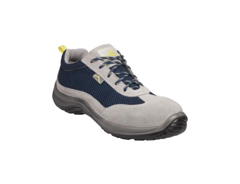 Półbuty z dwoiny welurowej i poliestru typu mesh podnosek i wkładka kompozytowe kolor szaro-niebieski rozmiar 38 PIED ASTISPGB38