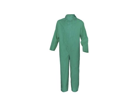 Kombinezon do ochrony chemicznej typu 3 wkład: poliester powlekany PVC 380 g/m2 kol.zielony roz.M CORP CO600VETM