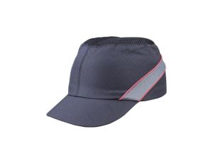 Hełm lekki wentylowany z poliestru i bawełny z czaszą z polietylenu kolor czarno-czerwony rozmiar REGULOWANY TETE COLTAAINOSH