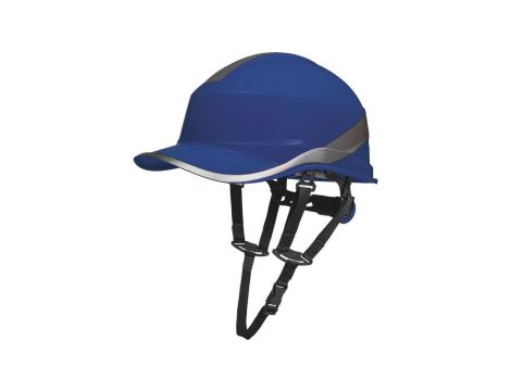 Hełm budowlany z ABS o kształcie czapeczki baseball 2 możliwości regulacji kol.niebieski fluo roz.REGULOWANY TETE DIAM5UPBLFL