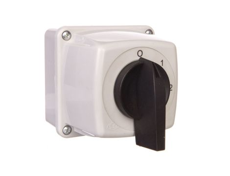 Łącznik krzywkowy 0-1-2 5P 16A w obudowie IP44 Łuk E16-33 951632