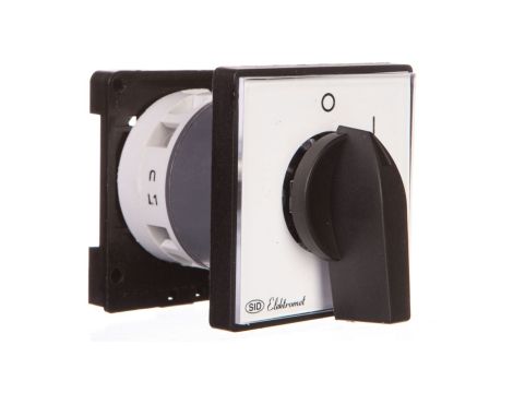 Łącznik krzywkowy 0-I 1P 25A na szynę IP65 Łuk E25-54 952554