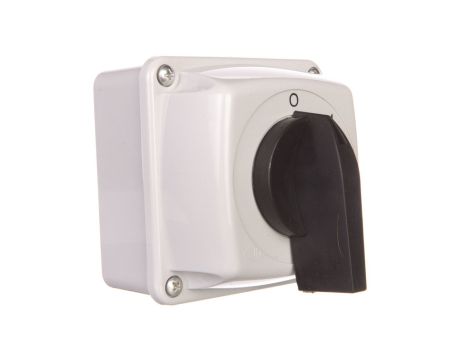 Łącznik krzywkowy 0-1-2-3 3P 25A w obudowie IP65 Łuk E25-63 952563