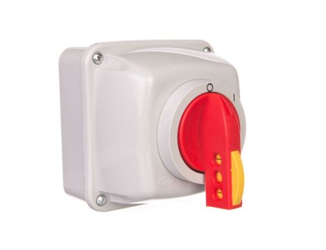 Łącznik krzywkowy 0-I 3P 16A w obudowie na kłódkę IP65 Łuk 16-13/5 921628