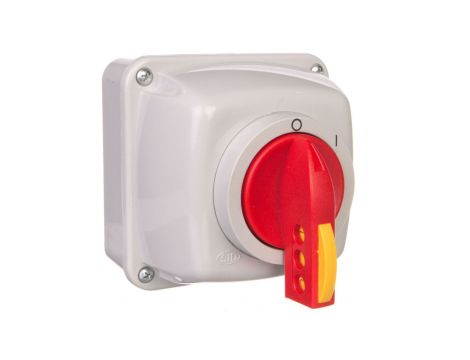 Łącznik krzywkowy 0-I 3P 16A w obudowie na kłódkę IP44 Łuk 16-13/5 921627