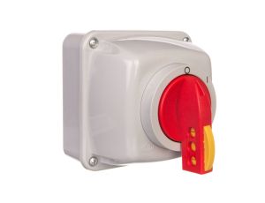 Łącznik krzywkowy 0-I 3P 40A w obudowie na kłódkę IP44 Łuk 40-13/5 924016