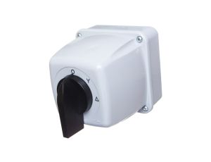 Łącznik krzywkowy 0-gwiazda-trójkąt 5P 63A w obudowie IP65 ŁUK 63-23 916314