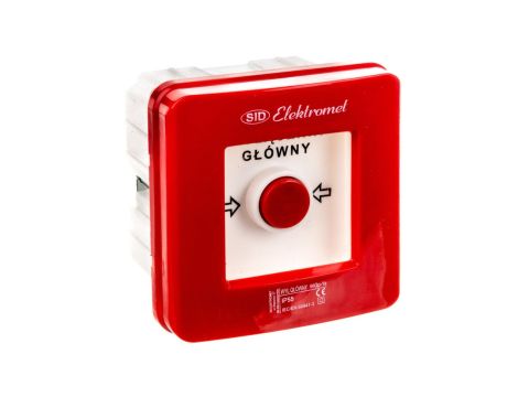 Wyłącznik alarmowy 1Z 1R 12A /WYŁĄCZNIK GŁÓWNY/ IP55 WGp-1s 921590