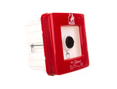 Ręczny ostrzegacz pożarowy 1Z 1R 12A IP65 WPp-1 ROP B 921556