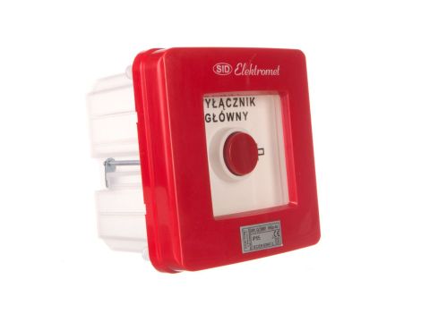 Wyłącznik alarmowy 4Z 12A /WYŁĄCZNIK GŁÓWNY/ IP55 WGp-4s 921593